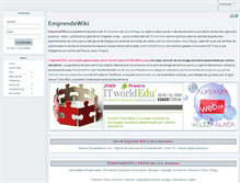 Tablet Screenshot of emprendewiki.com